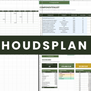 Onderhoudsplan Excel - professioneel MJOP sjabloon voor VvE