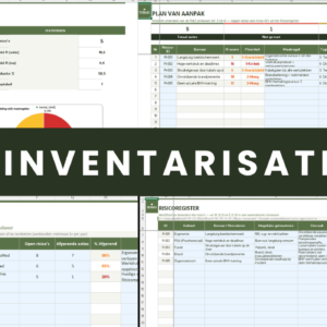 RI&E Excel template - Risico-inventarisatie en -evaluatie overzicht