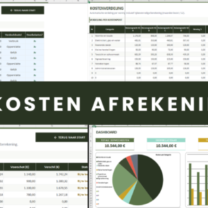 Servicekosten Afrekening Excel