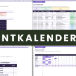 Contentkalender Excel