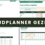 Maaltijdplanner Gezin Excel
