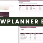 Trouwplanner Excel