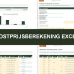Kostprijsberekening Excel