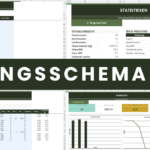 Trainingsschema Excel