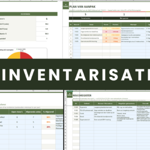 RI&E Excel template - Risico-inventarisatie en -evaluatie overzicht